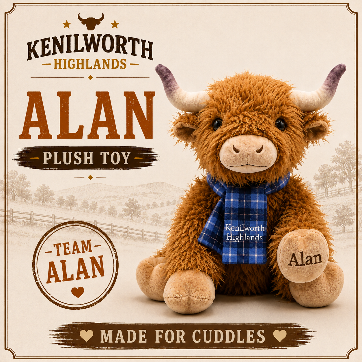 Kenilworth Highlands "Alan" Plush Toy