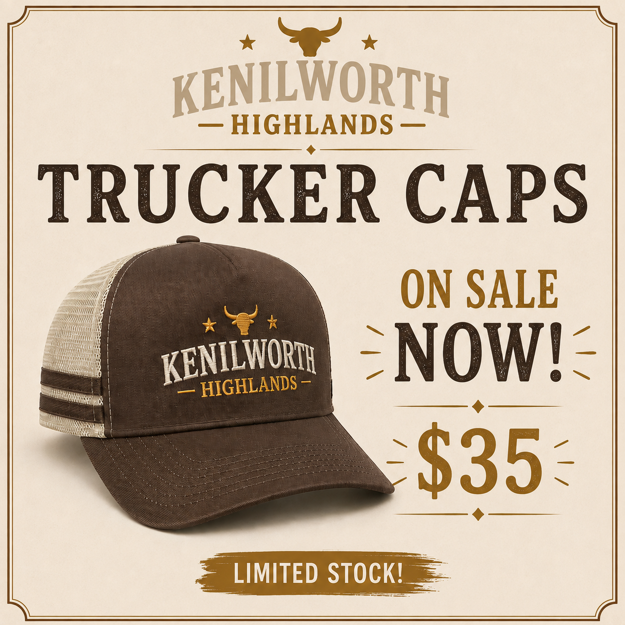 Kenilworth Highlands Trucker Cap