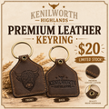 Premium Leather Kenilworth Highlands Keyring