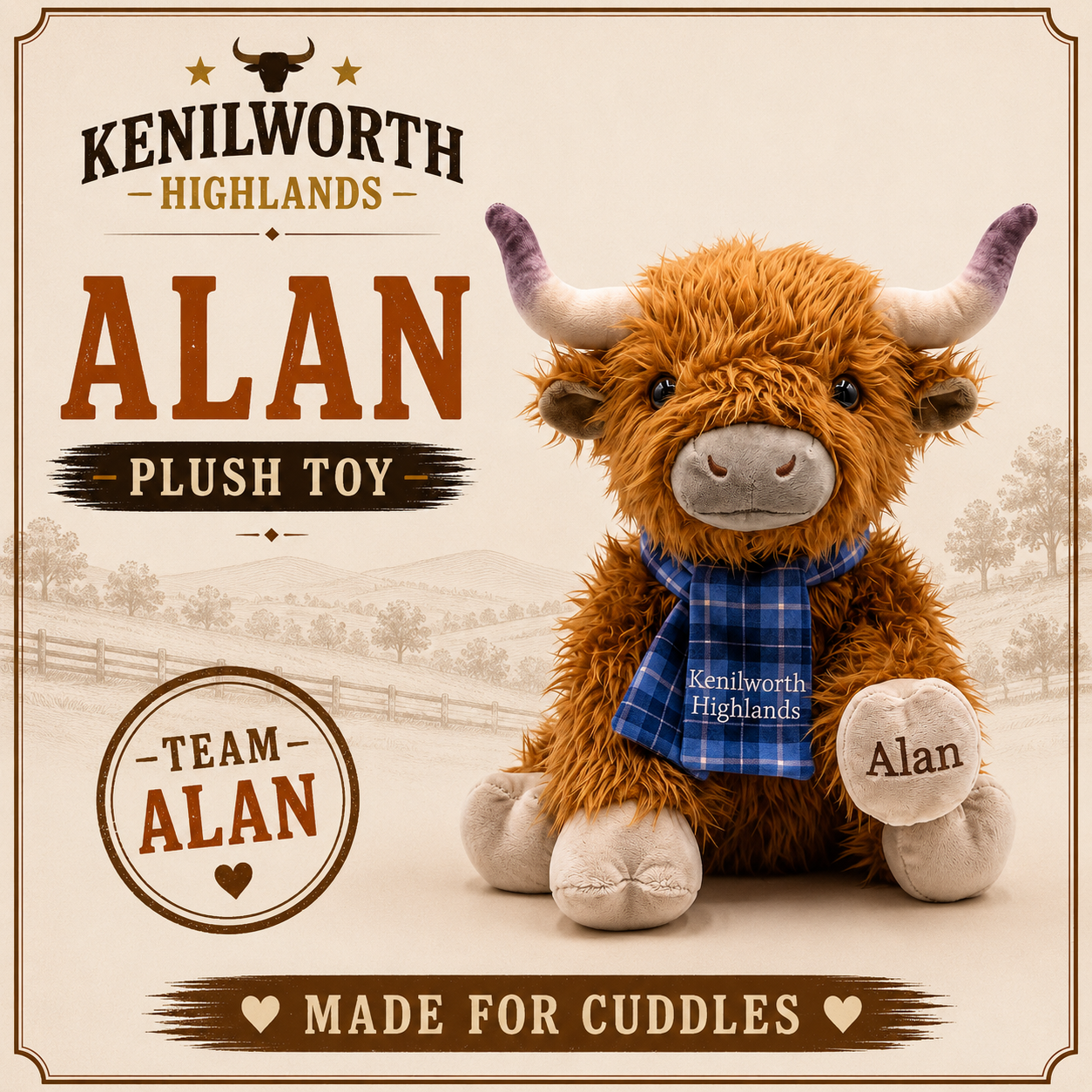 Kenilworth Highlands "Alan" Plush Toy